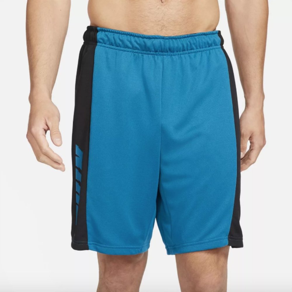 Men's Nike Dri-FIT Training Shorts Blue Abyss Large